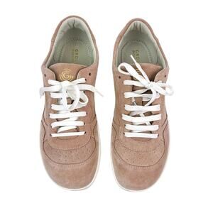 Groundies Nova Sneaker in Dusty Pink Suede‎
